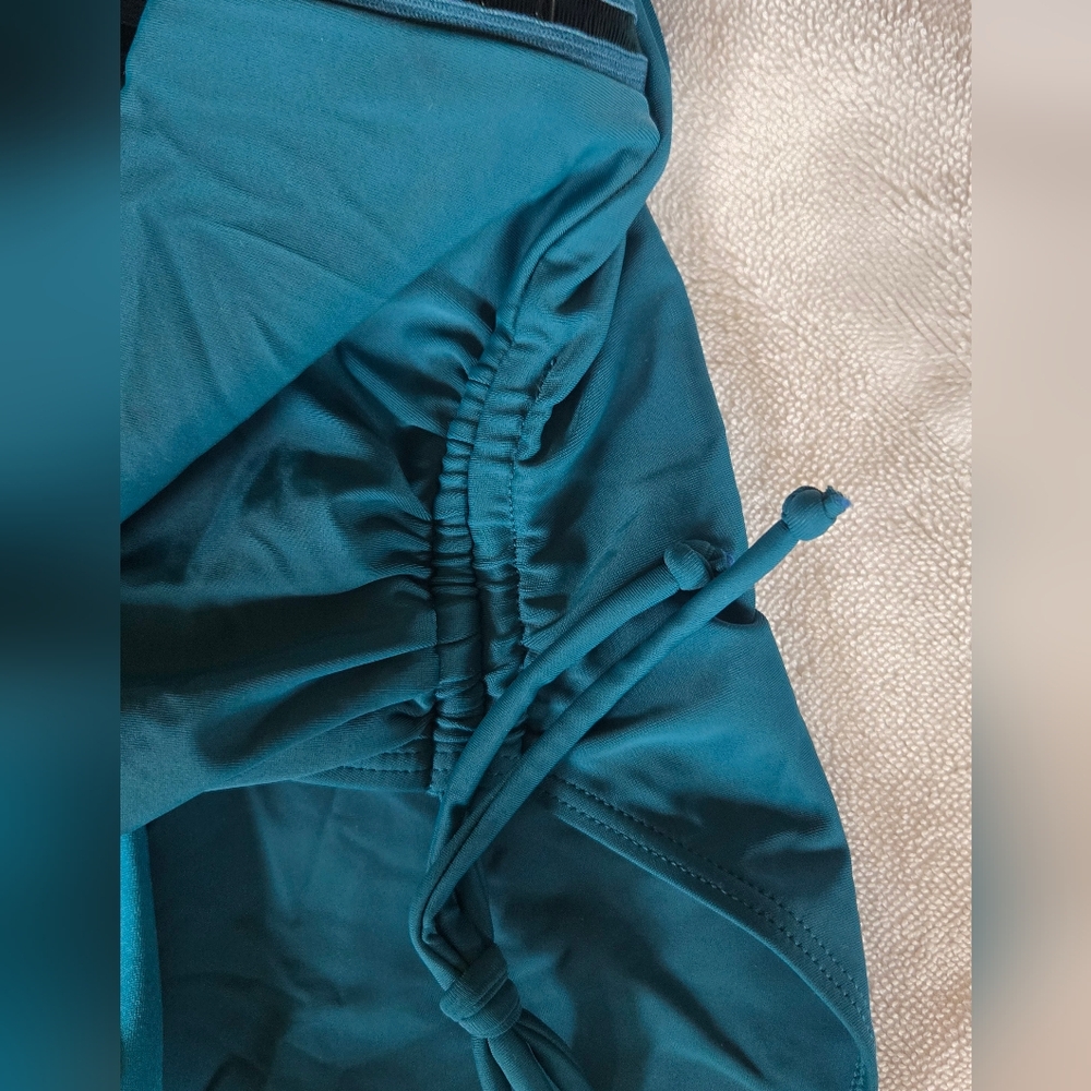 NWT, Teal One Piece Swimsuit, XL - Picture 2 of 6